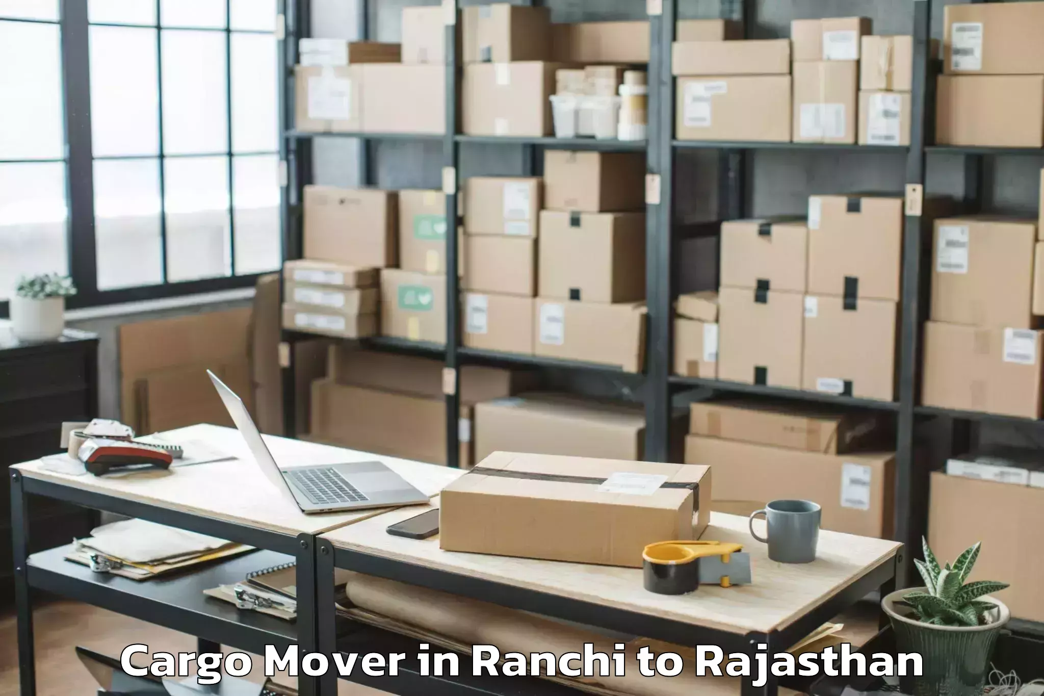 Ranchi to Singhania University Jhunjhunu Cargo Mover